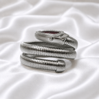 Burgundy Crystal Snake Watch