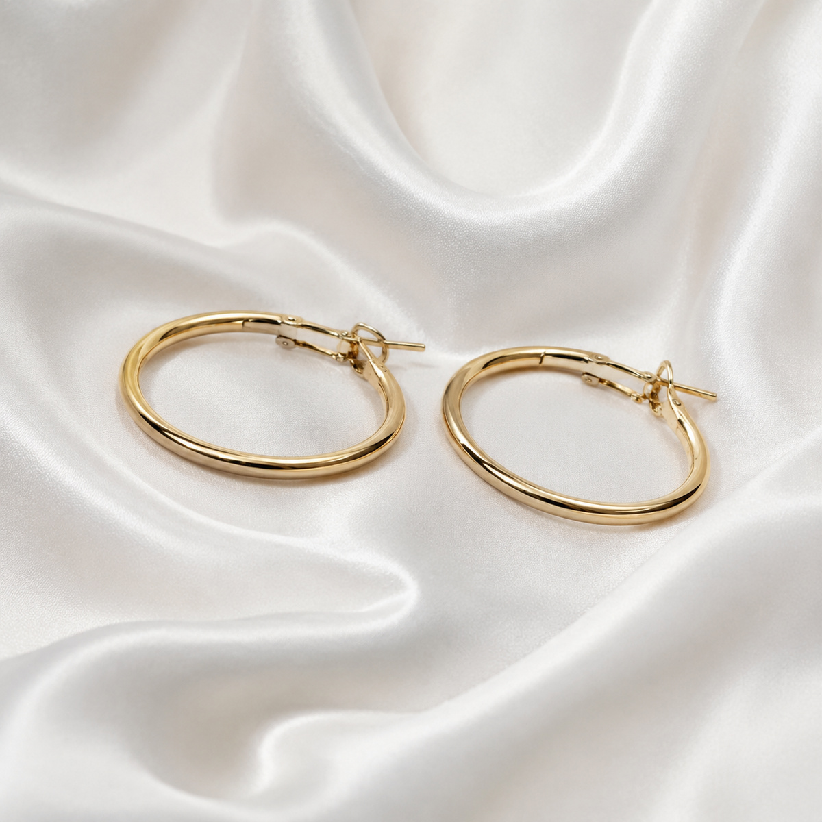 Classic Golden Hoop Earrings