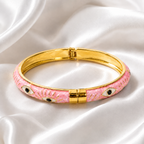 Pink Evil Eye Kadha bracelet