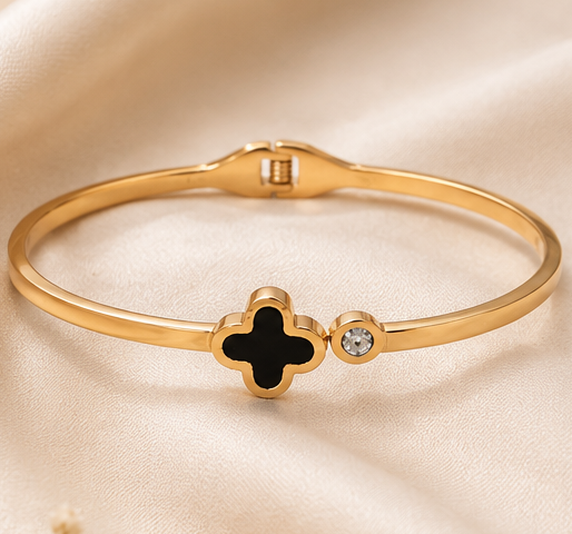 Rose Gold-Plated Kada Bracelet
