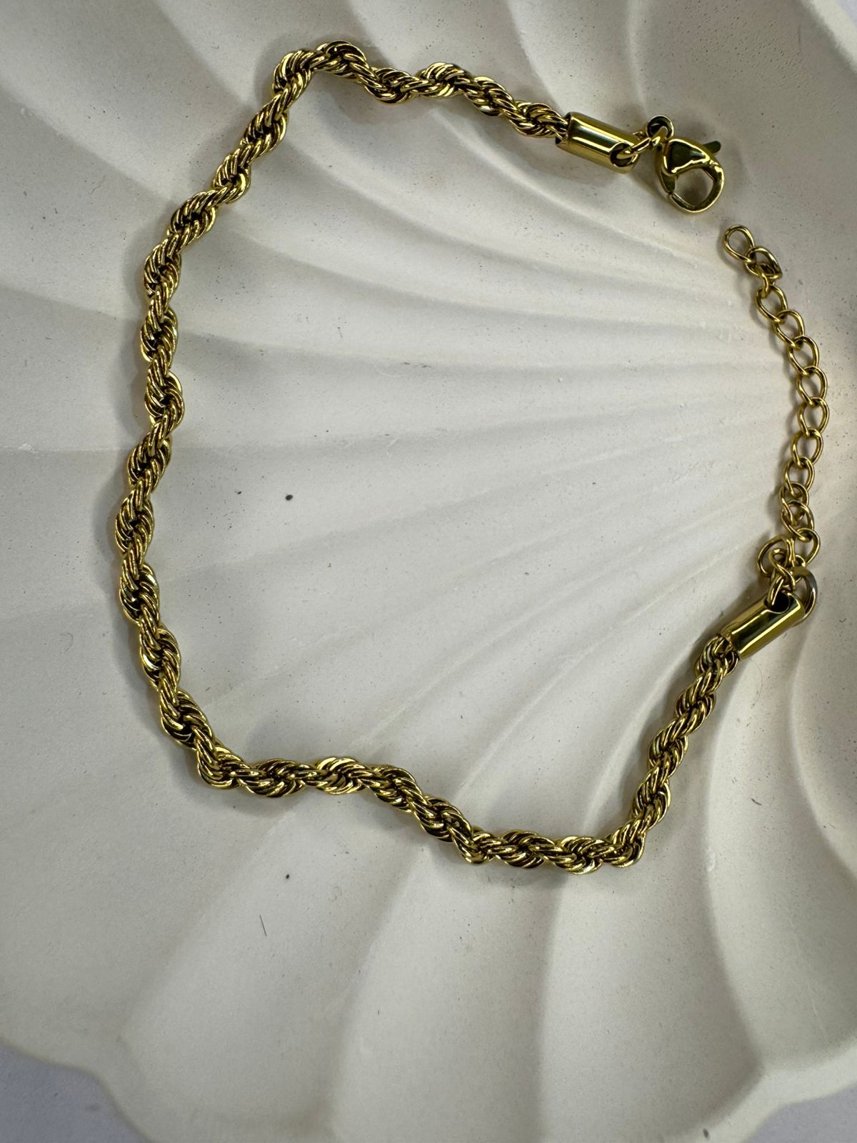 Golden Snake Chain Anklet