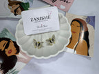 Crystal Butterfly Stud Earrings