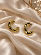 Classic Gold Chunky Hoops
